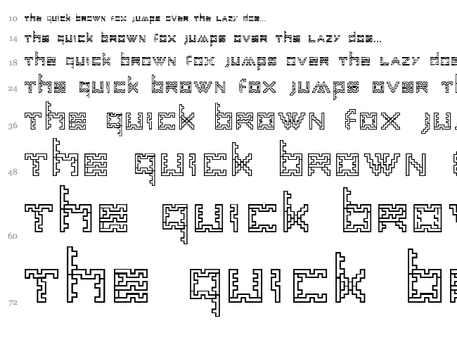 Anne sans font waterfall